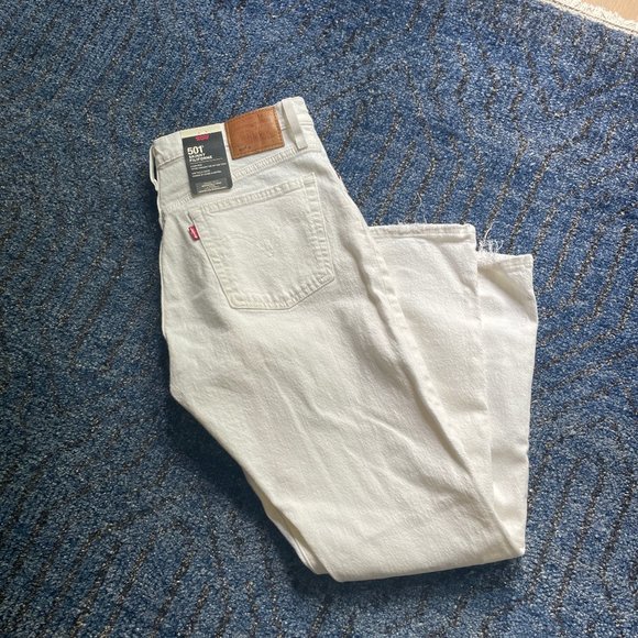 Levi's 501 Skinny - White Size 30 - Picture 2 of 5